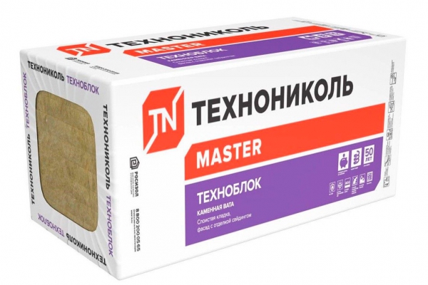 Плиты минераловатные "Техноблок стандарт" 100*600*1200 мм (4 плит) 2.88м2